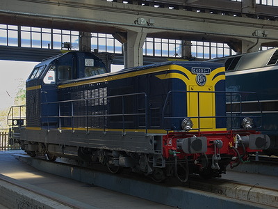 La BB 66001 repeinte en livre d'origine et imatricule 040 DG 1  "Grand Train" (14/10/2016)