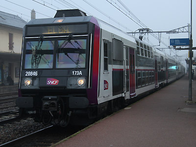 La Z 20846/45 RER C, en livrée STIF/Carmillon (09/11/2012)